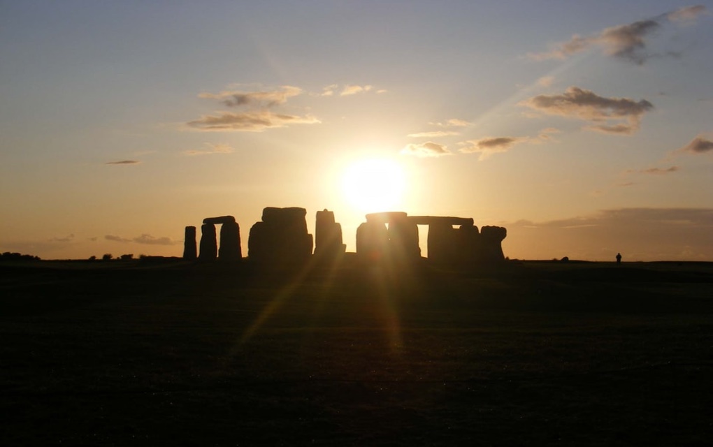 solsticio de verano desde Stonehenge