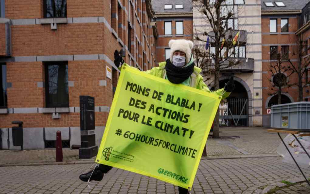 Bélgica activistas Greenpeace